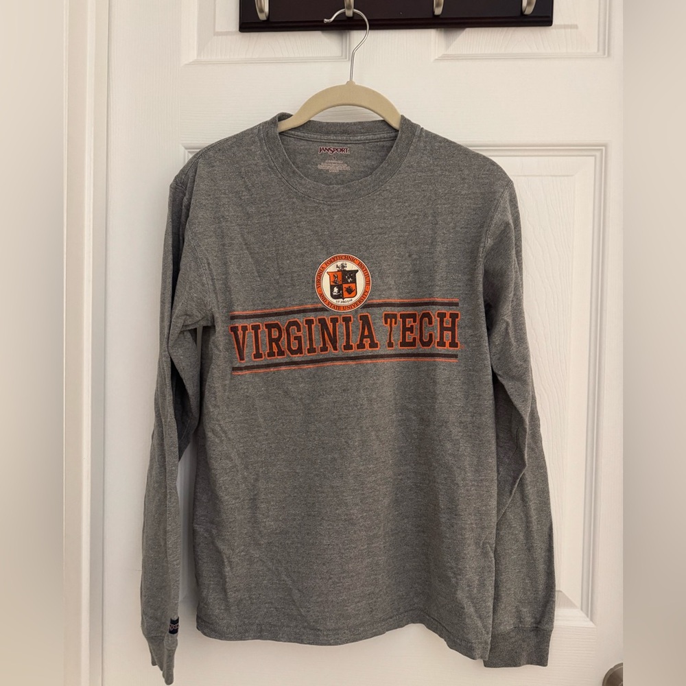 Jansport Gray Virginia Tech Long Sleeve Tee